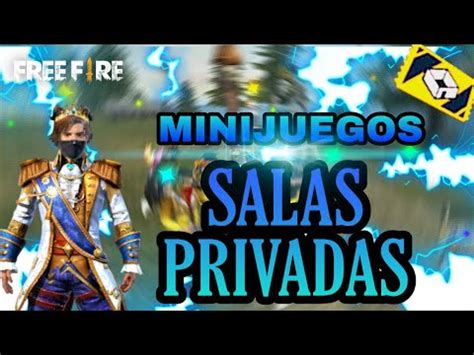 Free Fire En Vivo Salas Privadas Minijuegos Directo Youtube