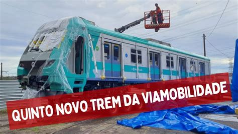 VIAMOBILIDADE RECEBE QUINTO TREM NOVO YouTube