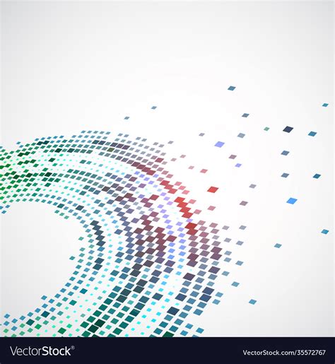 Abstract background with chaotically located Vector Image