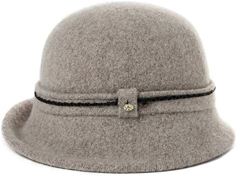 Winter Bucket Cloche Hat For Women Wool Felt S Vintage Fedora