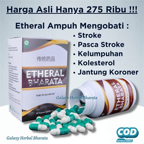 Jual Etheral Bharata Obat Stroke Sebelah Kiri Kanan Obat Stroke