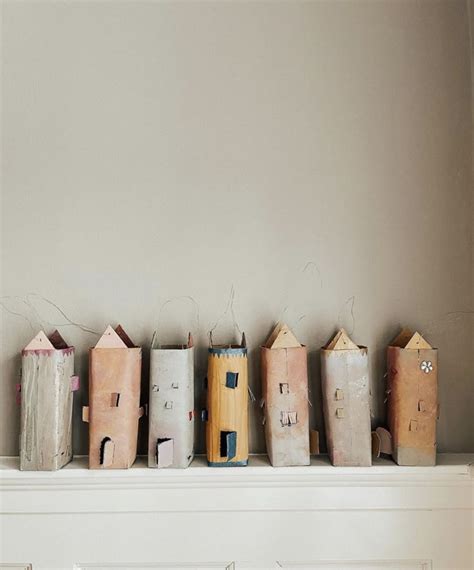 toilet rolls diy toilet roll house craft tping houses toilet paper barn