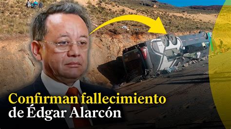 Edgar Alarc N Ex Contralor General De La Rep Blica Muri En Accidente