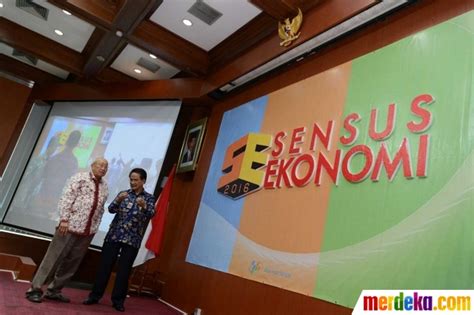 Foto Badan Pusat Statistik Luncurkan Logo Sensus Ekonomi 2016