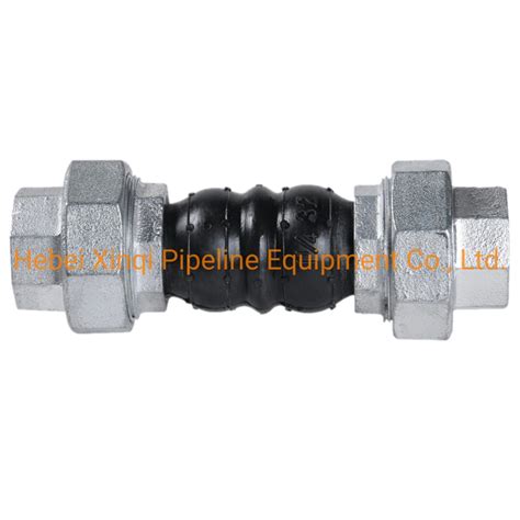 DN32 1 1 4 Union Threaded Connection EPDM Rubber Flexible Joint