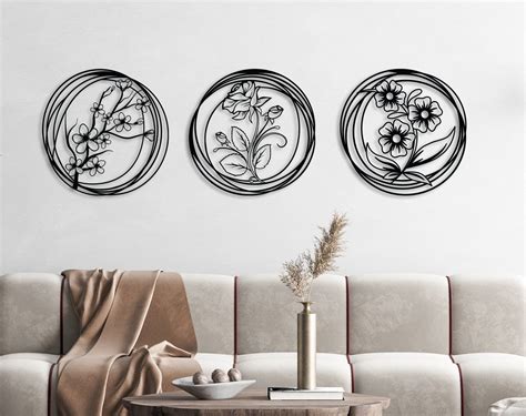 Poppy Flowers Metal Wall Decor Metal Wall Art Living Room Etsy Artofit