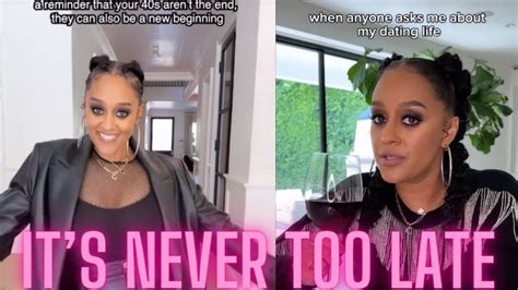 Tia Mowry Says It S Never Too Late Dating In Your S Youtube