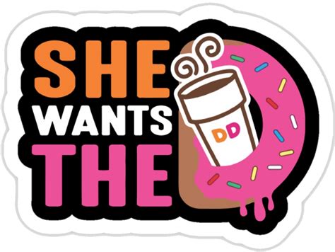 Archivo Stl Humor Para Adultos Dunkin Donuts She Wants The D 🎨・plan De Impresión En 3d Para