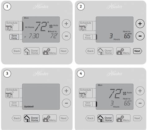 Hunter 44272 Programmable Thermostat Owner Manual Thermostatguide