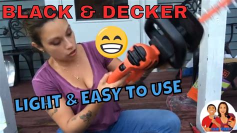 Black And Decker Hedge Trimmer Unboxing And Review How To Use An Electric Hedge Trimmer Youtube