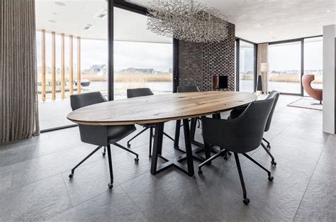 Ovale Tafel Oud Eiken Rients Design