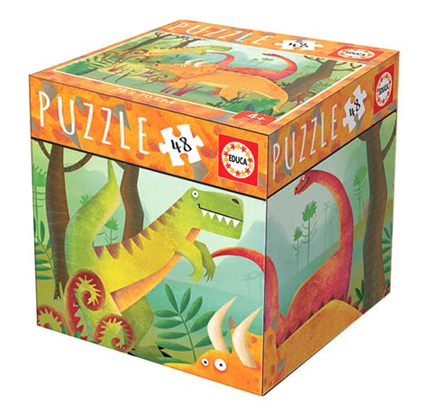 Educa Puzzle Cube Dinozaury El Educa Sklep Empik