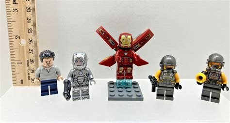 Lego Minifigures Avengers Iron Man Armory Avenger AIM Agents Tony Stark