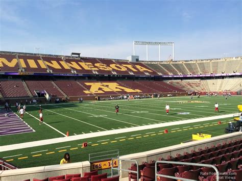 TCF Bank Stadium Section 145 - RateYourSeats.com