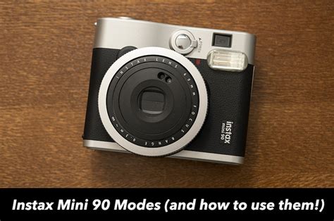 Fujifilm Instax Mini 90 Modes (and how to use them)!