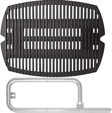 Amazon SafBbcue 7583 Cast Iron Cooking Grates 41862 Grill Burner