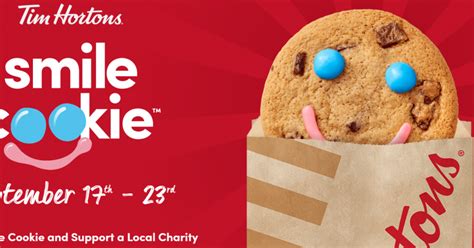 Tim Hortons Smile Cookie Campaign Back From Sept Get A Smile