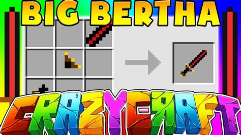 Op Big Bertha Sword Damage Minecraft Crazy Craft