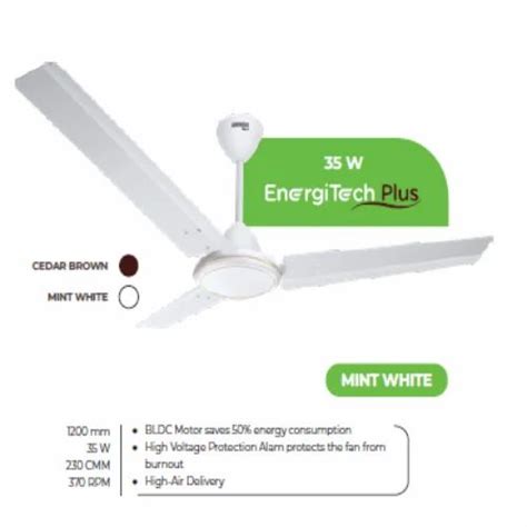 Bldc Ceiling Fan With 3 Blades 1200 Mm 370 RPM At Rs 3200 Piece In