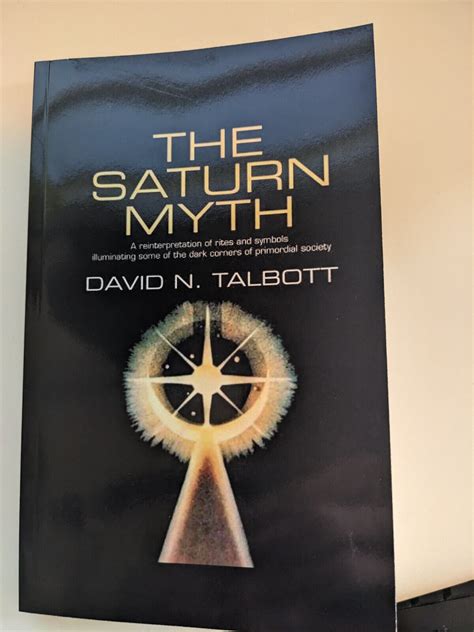 The Saturn Myth By David N Talbott Facsimile Reprint