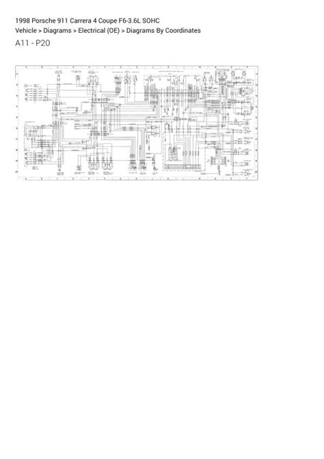 Porsche 911 Carrera 4 Coupe 1998 Wiring Diagrams F6 3 6l Sohc