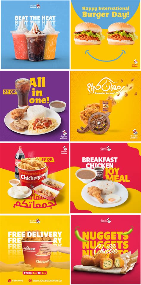 Jollibee Qatar Social Media Management Digital Marketing Agency In