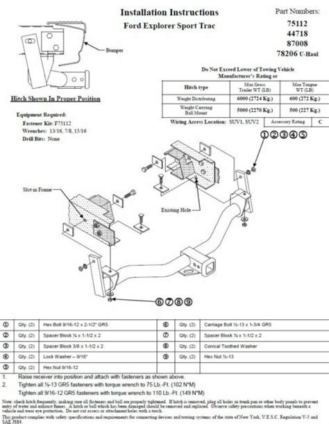 Ford Explorer Trailer Hitch Wiring