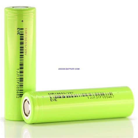 EVE INR18650 29V 2850mAh 3 6V 18650 Li Ion Battery Cells