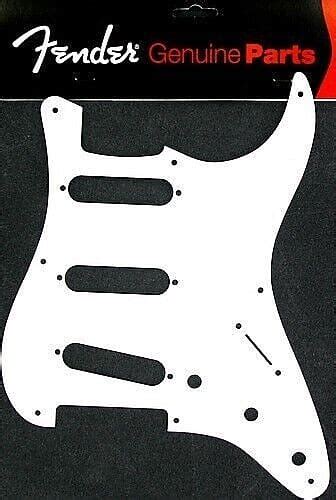 NEW Genuine Fender Vintage Stratocaster PICKGUARD Strat White Reverb