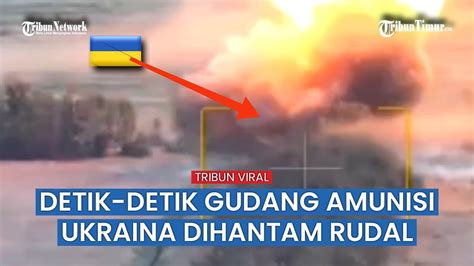 Militer Rusia Secara Brutal Hancurkan Gudang Angkatan Bersenjata