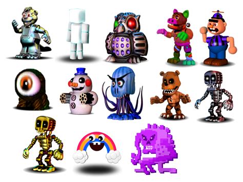 Adventure FNaF World Bosses by JadeBladeGamer22 on DeviantArt