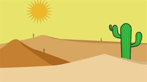 Desert Animation Stock Video Footage for Free Download