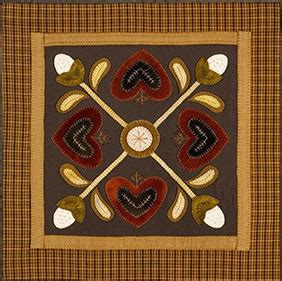 Heart Table Mat Quilt Pattern Timeless Traditions Quilts By Norma Whaley