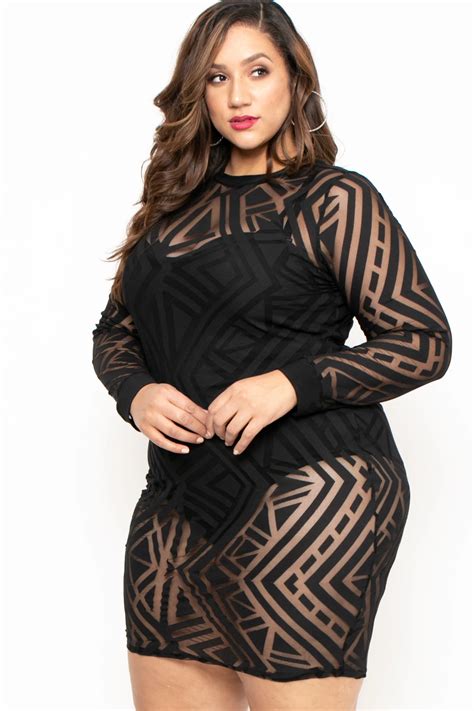 Curvy Sense Trendy Plus Size Little Black Dresses Full Figure Fashion Curvy Fashion Trendy