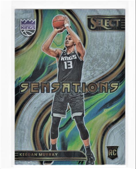 Select Keegan Murray Silver Prizm Sensations Rookie Rc