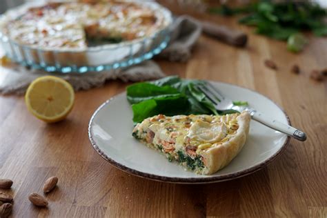 Quiche Au Saumon Chèvre épinard Les Pépites De Noisette