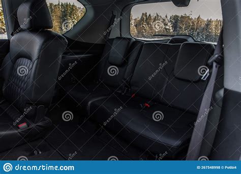 Third Row Seat of a Modern SUV Stock Photo - Image of third ...