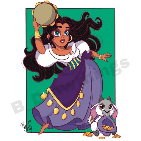 Esmeralda fan art by B-DrawsThings on DeviantArt