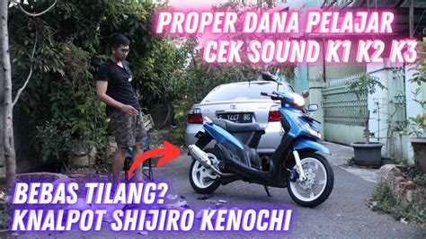 Pasang Knalpot Shijiro Kenochi Di Mio Proper Knalpot Standar Racing