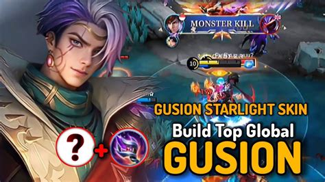 GUSION STARLIGHT SKIN BUILD GUSION PALING SAKIT 2024 GAMEPLAY MOBILE