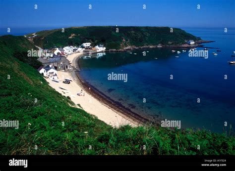 Porth Dinllaen Morfa Nefyn Lleyn Peninsula Gwynedd North Wales Stock