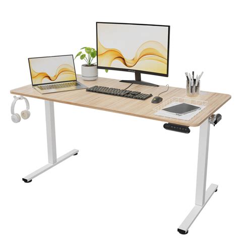 Inbox Zero Pennrock Cm W Height Adjustable Rectangle Standing Desk