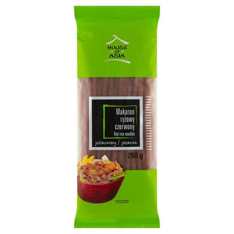 House of Asia Makaron ryżowy czerwony jaśminowy 250 g Zakupy online z