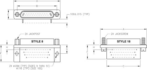 Micro D Circuit Series Right Angle X Styles Ulti