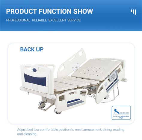 ICU Electric Hospital Bed 5 Function Electric Hospital Bed