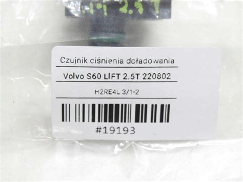 Czujnik Map Sensor Volvo S I T Shrot Pl