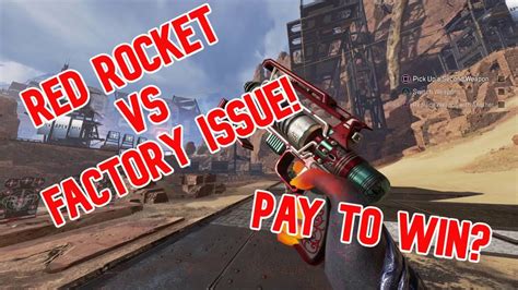 The Best Pay To Win Wingman Skin In Apex Legends Red Rocket Youtube