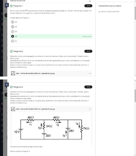 Aol 1 Análise De Circuitos Elétricos 2021 Analise De Engenharia De