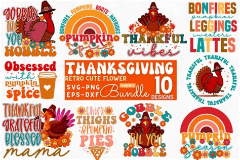 Mega Thanksgiving And Fall SVG Bundle Bundle Creative Fabrica