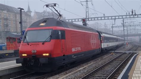 Sbb Ew Iv Fanzug Einfahrt In St Gallen Youtube